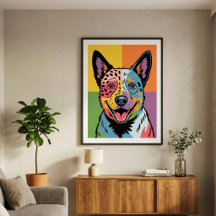 Portrait d'un chien de bétail australien dans le s