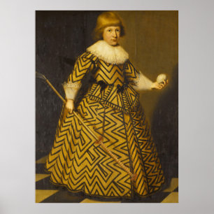 Affiche Portrait d'un garçon avec un club de golf - Golf I