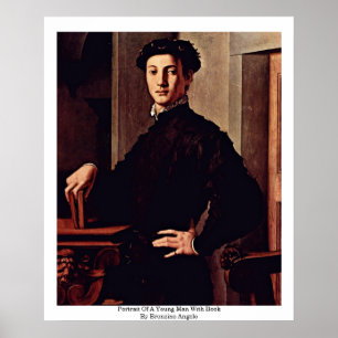Affiche Portrait d'un jeune homme avec le livre