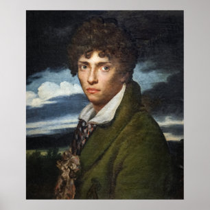 Affiche Portrait d'un jeune homme par David