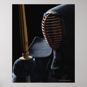 Affiche Portrait d'un Kendo Fencer 6