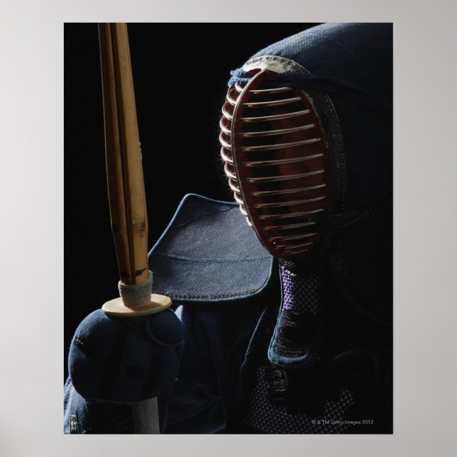 Affiche Portrait d'un Kendo Fencer 6 (Devant)