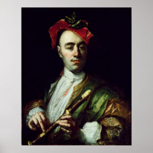 Affiche Portrait d'un lecteur d'enregistreur