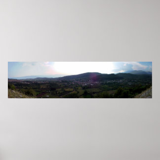 Affiche Portrait d'un village grec