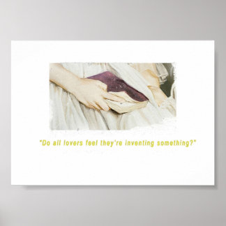 Affiche Portrait d'une dame amoureuse du feu