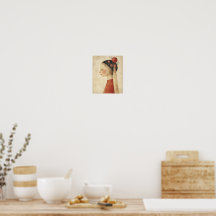 Portrait d'une dame de Noël Whimsical