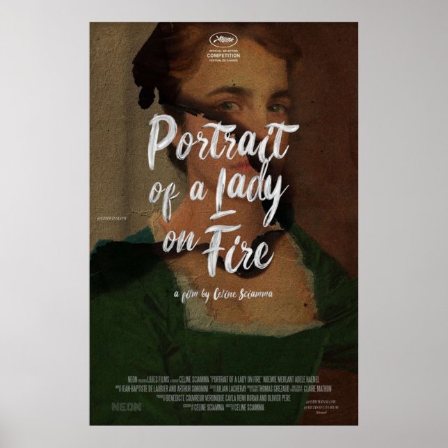 Affiche Portrait d'une dame en feu 3 (Devant)