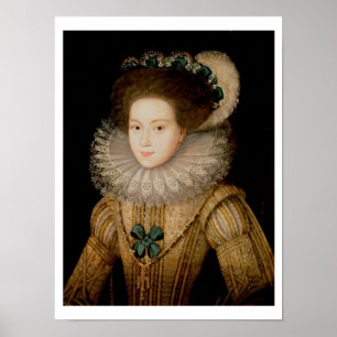 Affiche Portrait d'une dame, possibly Mary Queen of Scots 