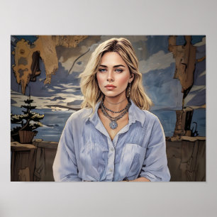 Affiche Portrait d'une femme 1 ART