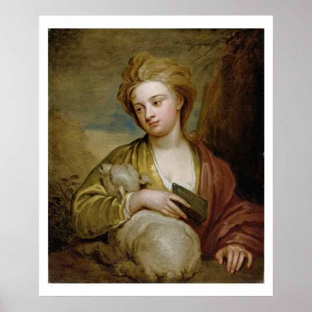 Affiche Portrait d'une femme à St. Agnes, traditionnelle (Devant)