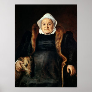 Affiche Portrait d'une femme âgée