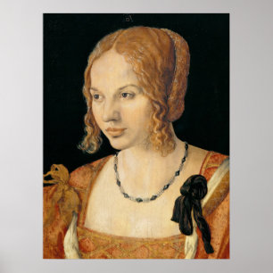 Affiche Portrait d'une femme vénitienne - Albrecht Dürer
