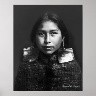 Affiche Portrait d'une fille Tsawatenok - 1914
