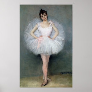 Affiche Portrait d'une jeune ballerine