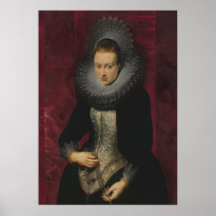 Affiche Portrait d'une jeune femme