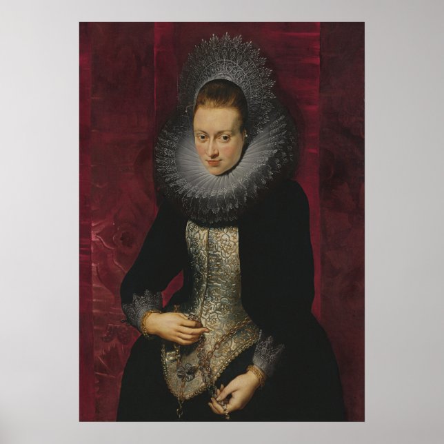 Affiche Portrait d'une jeune femme (Devant)