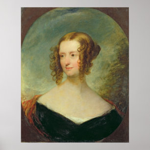 Affiche Portrait d'une jeune femme