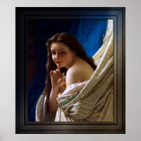 Portrait d'une jeune femme par Pierre Auguste Cot