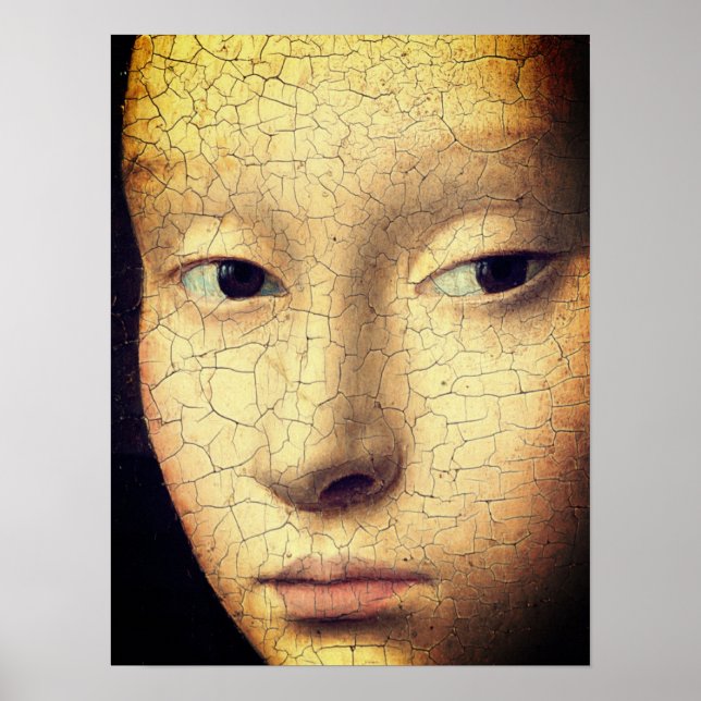 Affiche Portrait d'une jeune fille (détail) (Devant)