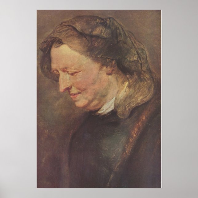 Affiche Portrait d'une vieille femme (Devant)