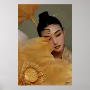 Affiche Portrait Geji GaiGai Chinese Dance