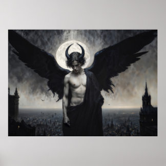 Affiche Portrait gothique de Lord Lucifer