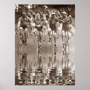Affiche PORTRAIT INTIME DU TOUR DE FRANCE Réflexion