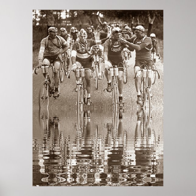 Affiche PORTRAIT INTIME DU TOUR DE FRANCE Réflexion (Devant)