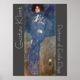 Affiche Portrait Klimt restauré de Emilie Flöge Peinture