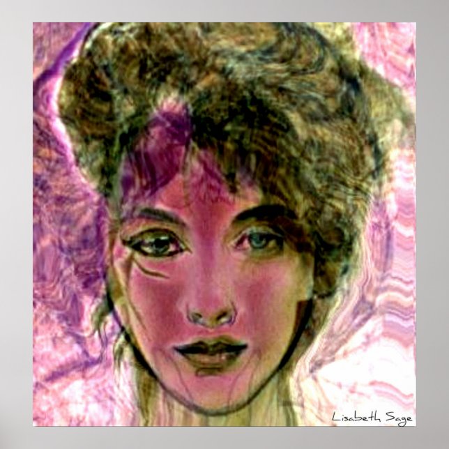 Affiche Portrait "Le Guerrier Violet" (Devant)