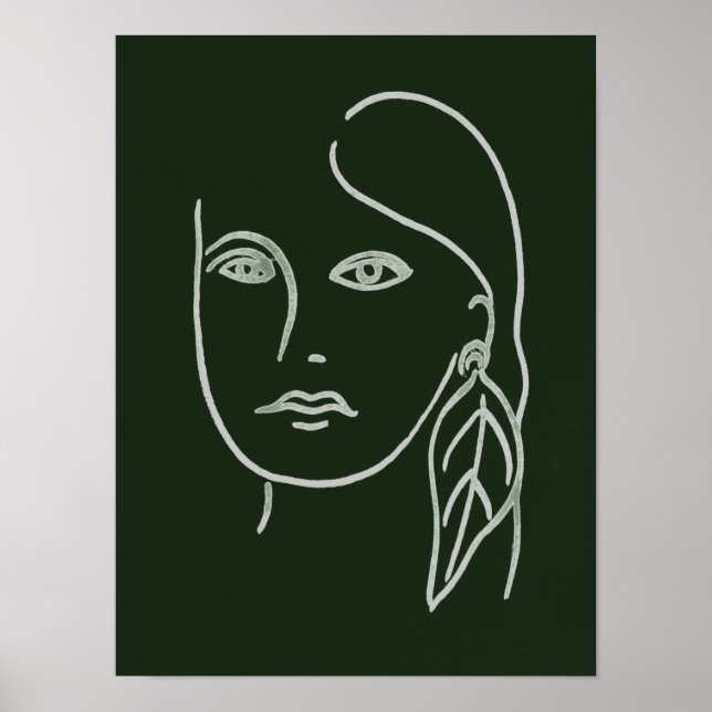 Affiche Portrait malachite (Devant)