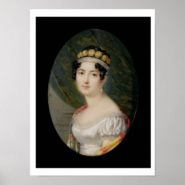 Affiche Portrait Miniature de l'impératrice Joséphine (176 (Devant)