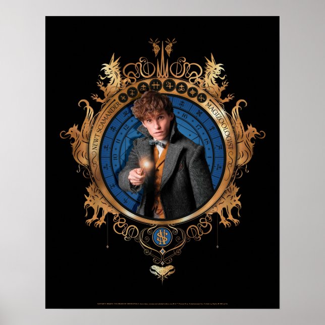 Affiche Portrait NEWT SCAMANDER™ (Devant)