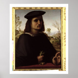 Affiche Portrait of a Youth with Gloves, 1514 (oil on pane