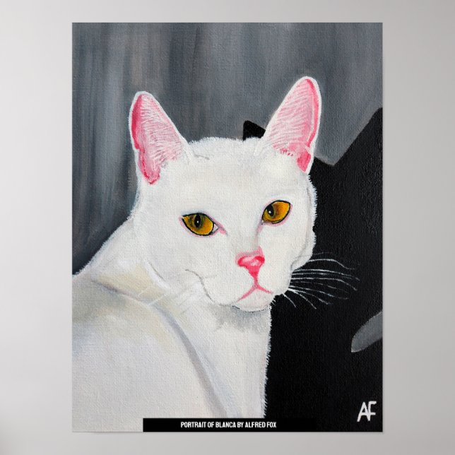 Affiche Portrait of Blanca Painting by Alfred Fox (Devant)