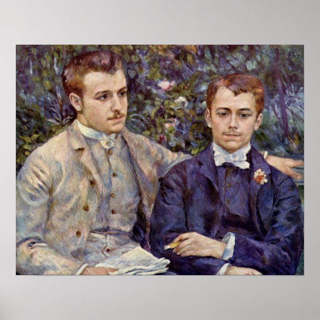 Affiche Portrait of Charles and Georges (Devant)