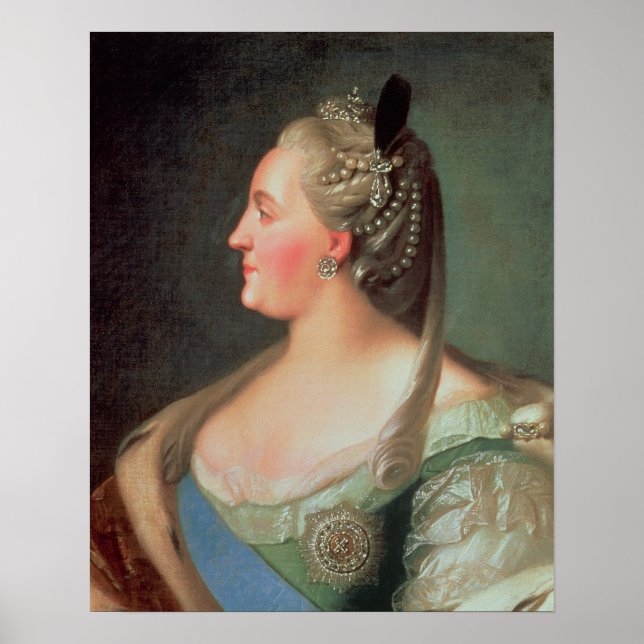 Affiche Portrait of Empress Catherine II the Great (Devant)