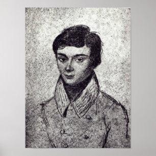 Affiche Portrait of Evariste Galois