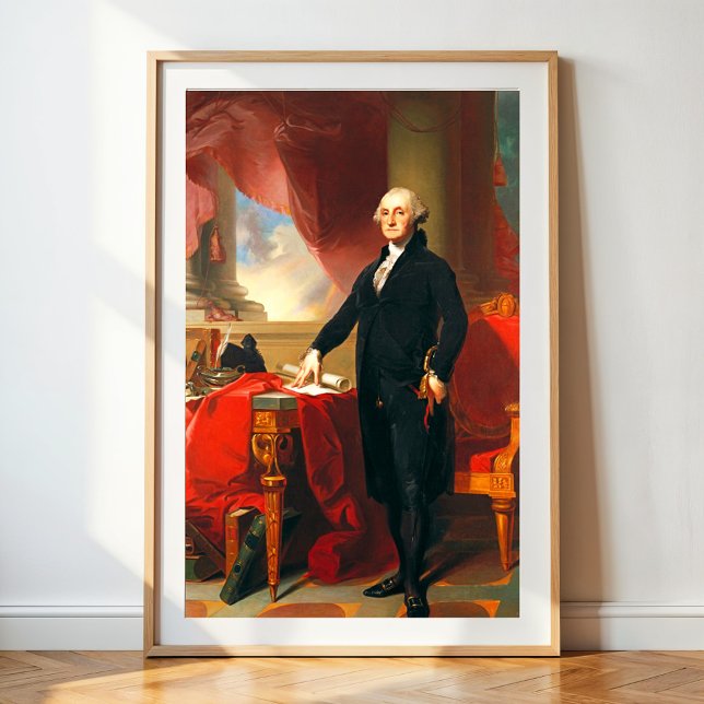 Affiche Portrait of George Washington, Thomas Sully (Créateur téléchargé)