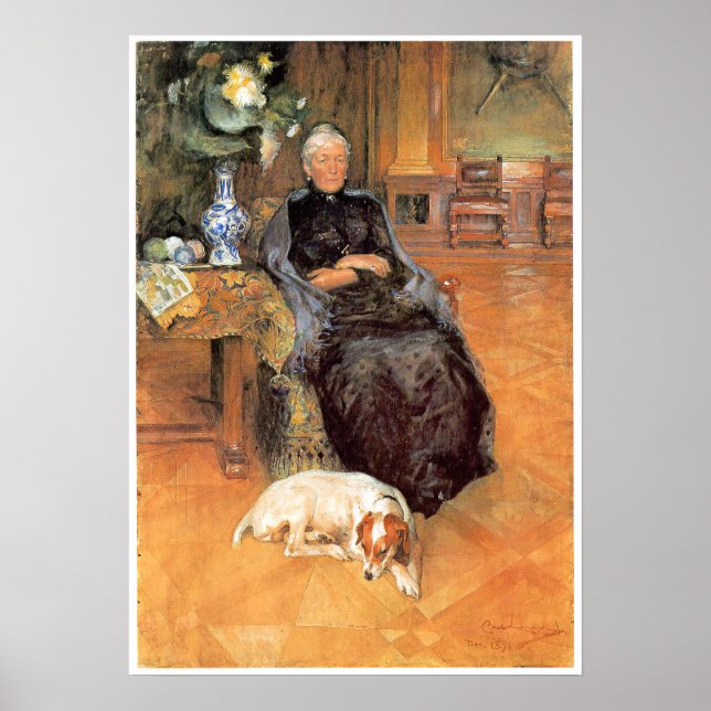 Affiche Portrait of Gothilda Furstenberg (Devant)