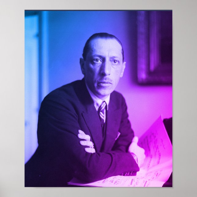 Affiche Portrait of Igor Stravinsky (Devant)