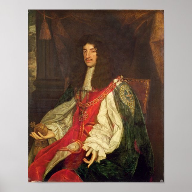 Affiche Portrait of King Charles II, c.1660-65 (Devant)