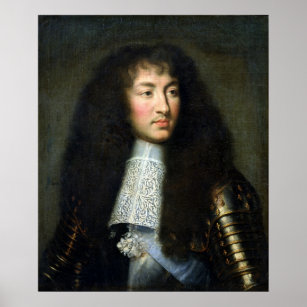 Affiche Portrait of Louis XIV