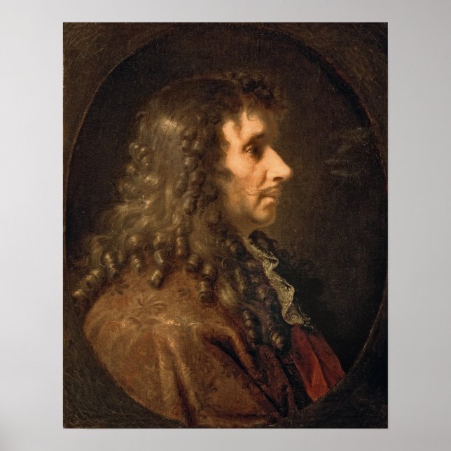 Affiche Portrait of Moliere  1660 (Devant)