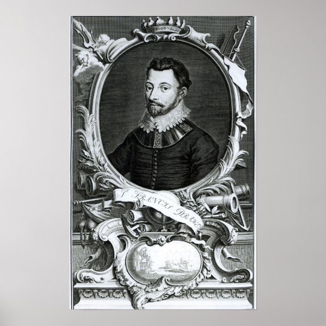 Affiche Portrait of Sir Francis Drake (Devant)