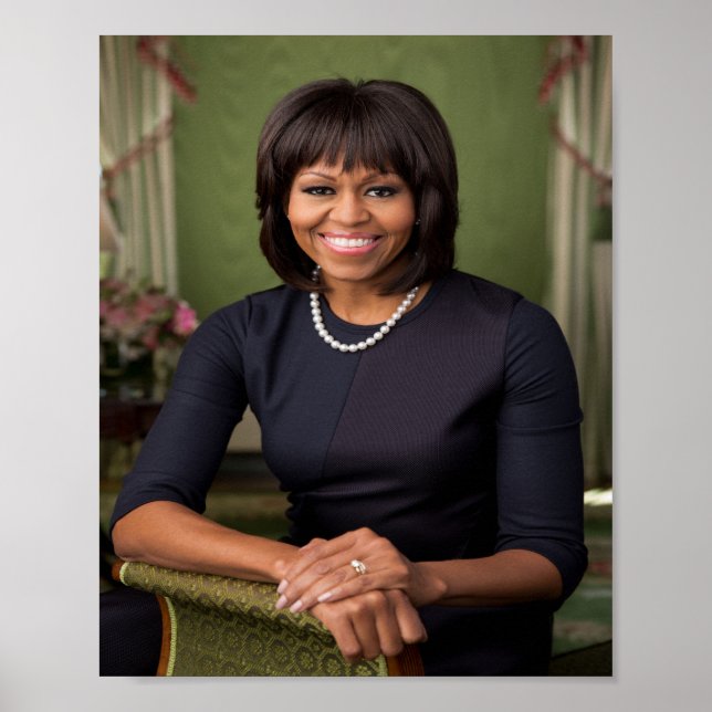 Affiche Portrait officiel de Michelle Obama (Devant)