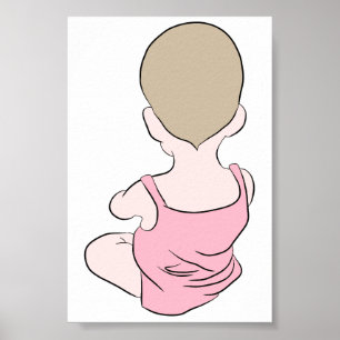Affiche Portrait personnalisé - toile/affiche