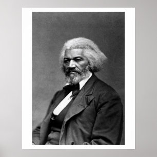 Affiche Portrait photo de Frederick Douglass