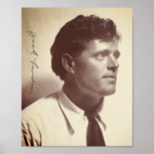 Affiche Portrait photo de Jack London