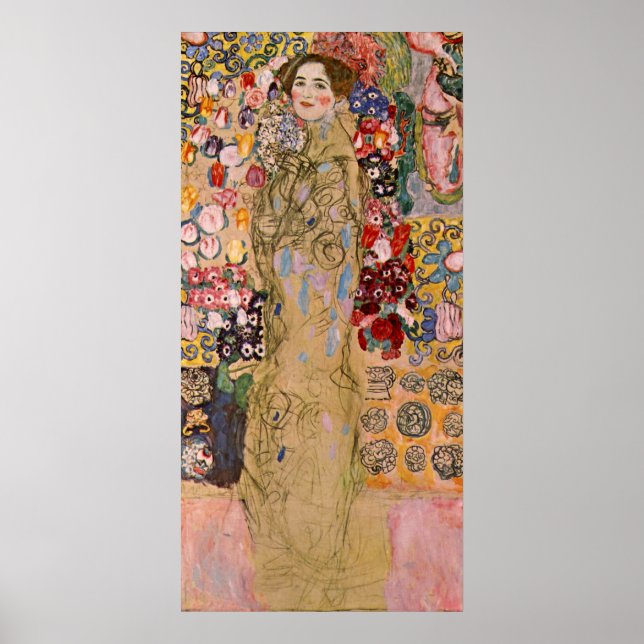 Affiche Portrait posthume de Ria Munk par Gustav Klimt (Devant)